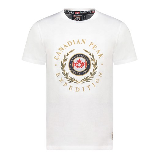 Canadian Peak Koszulka &quot;Jigereak&quot; w kolorze białym ze sklepu Limango Polska w kategorii T-shirty męskie - zdjęcie 180352834