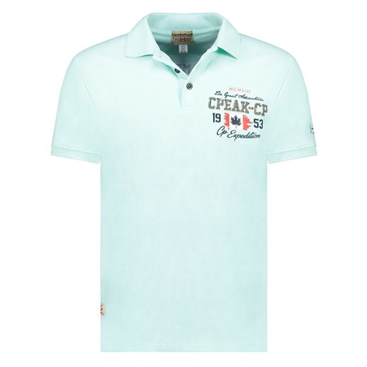Canadian Peak Koszulka polo &quot;Kapucineak&quot; w kolorze błękitnym ze sklepu Limango Polska w kategorii T-shirty męskie - zdjęcie 180352854