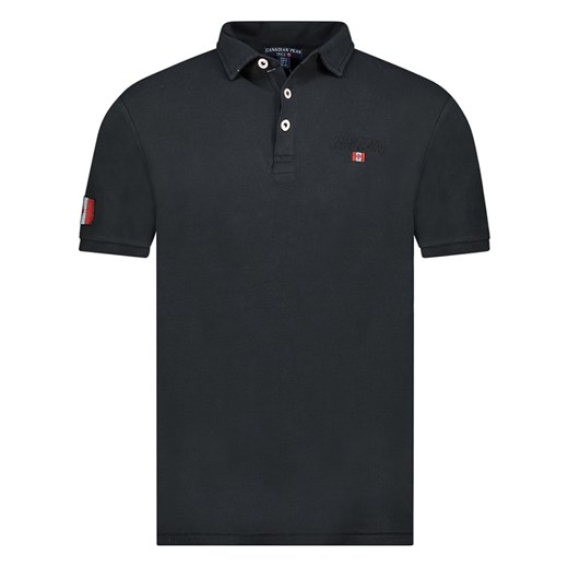 Canadian Peak Koszulka polo &quot;Karseak&quot; w kolorze czarnym ze sklepu Limango Polska w kategorii T-shirty męskie - zdjęcie 180352862