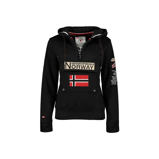 Geographical Norway Bluza &quot;Gymclass&quot; w kolorze czarnym ze sklepu Limango Polska w kategorii Bluzy damskie - zdjęcie 180353994