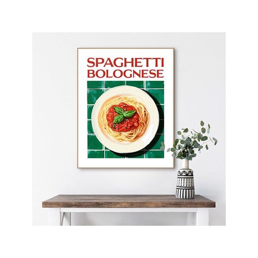 Orangewallz Druk artystyczny &quot;Spaghetti Bolognese&quot; w ramce ze sklepu Limango Polska w kategorii Obrazy - zdjęcie 180354313