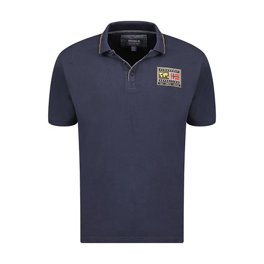 Geographical Norway Koszulka polo &quot;Karite&quot; w kolorze granatowym ze sklepu Limango Polska w kategorii T-shirty męskie - zdjęcie 180354682