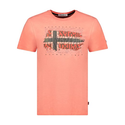 Geographical Norway Koszulka &quot;Jopograph&quot; w kolorze pomarańczowym ze sklepu Limango Polska w kategorii T-shirty męskie - zdjęcie 180354694