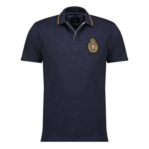Canadian Peak Koszulka polo &quot;Kariteak&quot; w kolorze granatowym ze sklepu Limango Polska w kategorii T-shirty męskie - zdjęcie 180354811