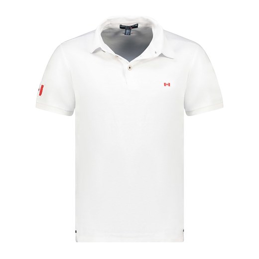 Canadian Peak Koszulka polo &quot;Karseak&quot; w kolorze białym ze sklepu Limango Polska w kategorii T-shirty męskie - zdjęcie 180354841