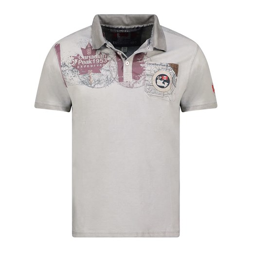 Canadian Peak Koszulka polo &quot;Kimaceak&quot; w kolorze szarym ze sklepu Limango Polska w kategorii T-shirty męskie - zdjęcie 180354853