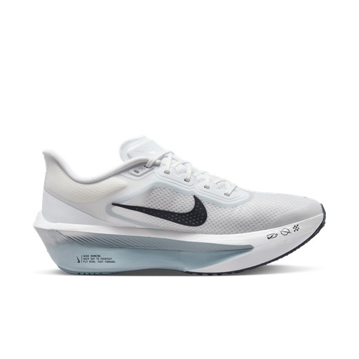 Męskie buty startowe do biegania po asfalcie Nike Zoom Fly  6 - Biel Nike 40.5 Nike poland