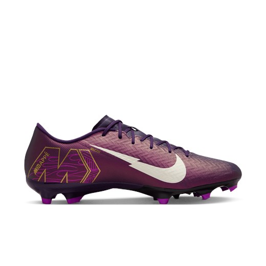 Buty sportowe męskie fioletowe Nike mercurial z tkaniny sznurowane