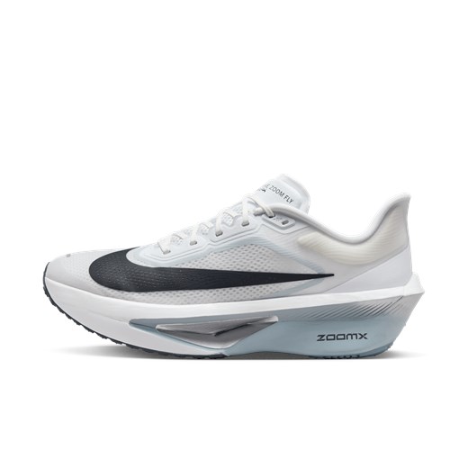 Męskie buty startowe do biegania po asfalcie Nike Zoom Fly  6 - Biel Nike 43 Nike poland