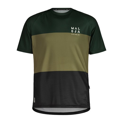 T-shirt męski Maloja z napisem z krótkimi rękawami