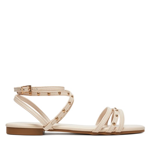 Sandały damskie DeeZee z klamrą casual płaskie 