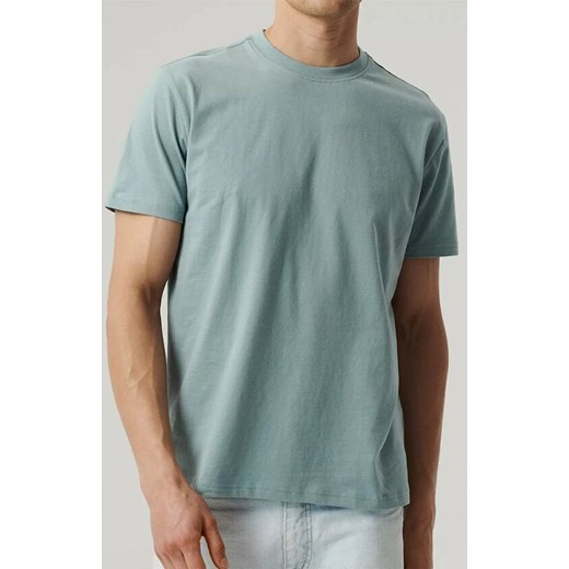 Atlantic t-shirt męski NMT-033-NIEBIESKI, Kolor niebieski, Rozmiar S, ATLANTIC ze sklepu Intymna w kategorii T-shirty męskie - zdjęcie 180359103