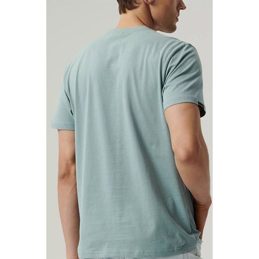 Atlantic t-shirt męski NMT-033-NIEBIESKI, Kolor niebieski, Rozmiar S, ATLANTIC ze sklepu Intymna w kategorii T-shirty męskie - zdjęcie 180359104