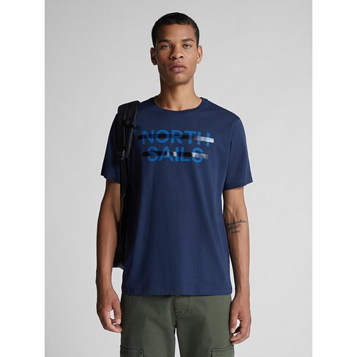 North Sails Koszulka w kolorze granatowym ze sklepu Limango Polska w kategorii T-shirty męskie - zdjęcie 180359350