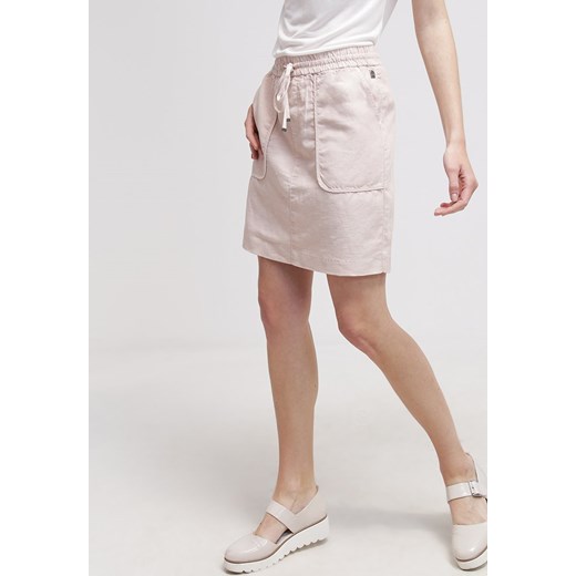 Esprit Spódnica mini peach blush zalando rozowy bawełna