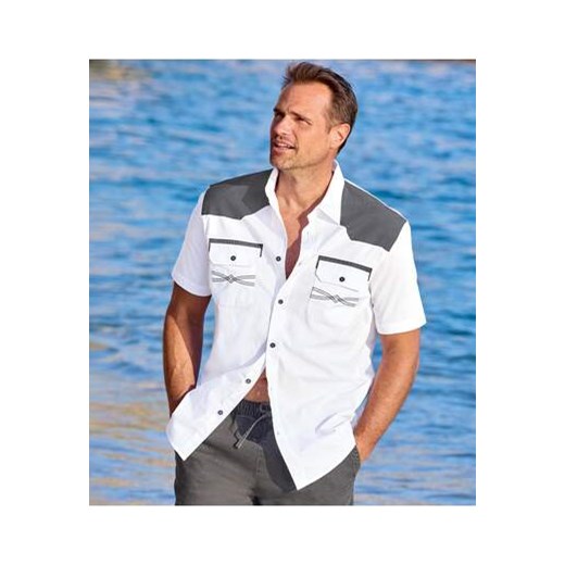 Koszula męska Atlas For Men tkaninowa casual