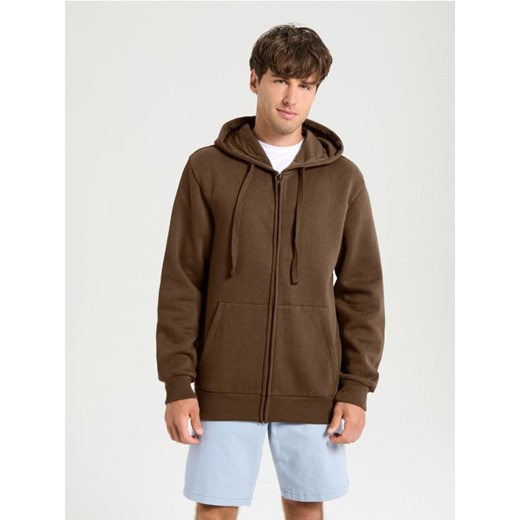Sinsay - Bluza z kapturem - czerwony ze sklepu Sinsay w kategorii Bluzy męskie - zdjęcie 180362890