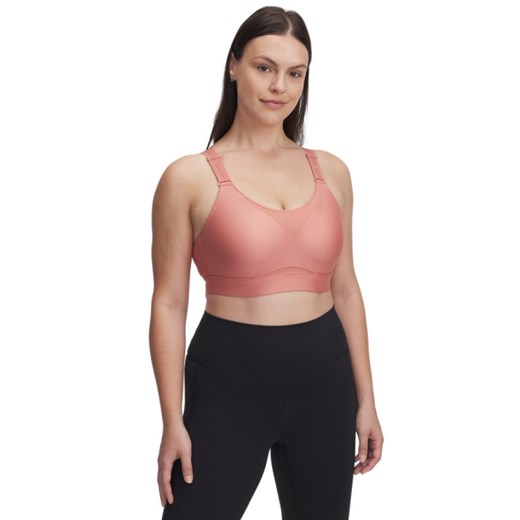 Biustonosz treningowy Under Armour UA Infinity High 2.0 Bra - różowy ze sklepu Sportstylestory.com w kategorii Biustonosze - zdjęcie 180365162