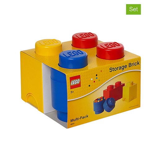 LEGO Pojemniki (3 szt.) "Brick" w różnych kolorach ze sklepu Limango Polska w kategorii Pojemniki kuchenne - zdjęcie 180365782