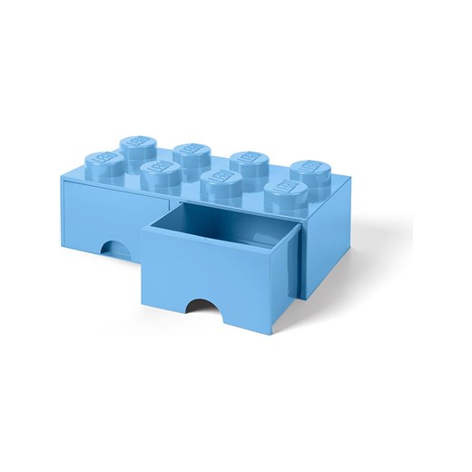 LEGO Pojemnik &quot;Brick 8&quot; w kolorze niebieskim z szufladami - 50 x 18 x 25 cm ze sklepu Limango Polska w kategorii Pojemniki kuchenne - zdjęcie 180365784