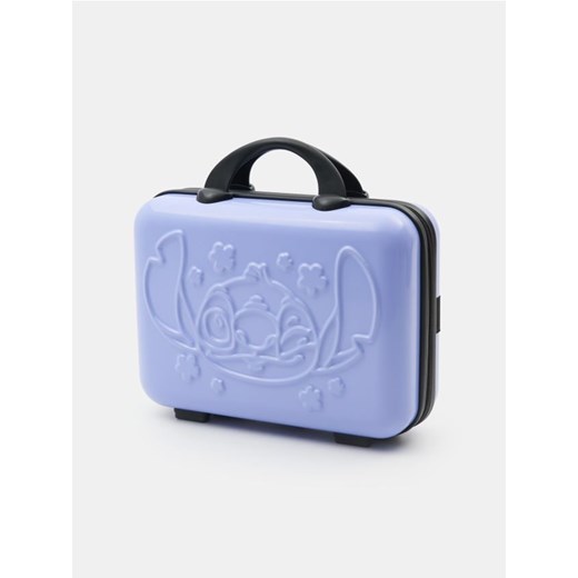 Sinsay - Usztywniana kosmetyczka na zamek Stitch - błękitny Sinsay One Size Sinsay