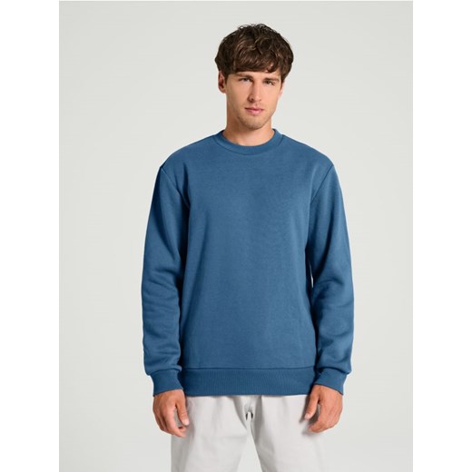 Sinsay - Bluza z długimi rękawami - niebieski ze sklepu Sinsay w kategorii Bluzy męskie - zdjęcie 180368354