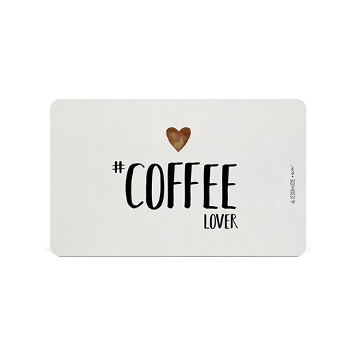 Design@Home Taca &quot;Coffee Lover&quot; w kolorze białym - dł. 23,5 x 14,5 cm ze sklepu Limango Polska w kategorii Tace - zdjęcie 180369954