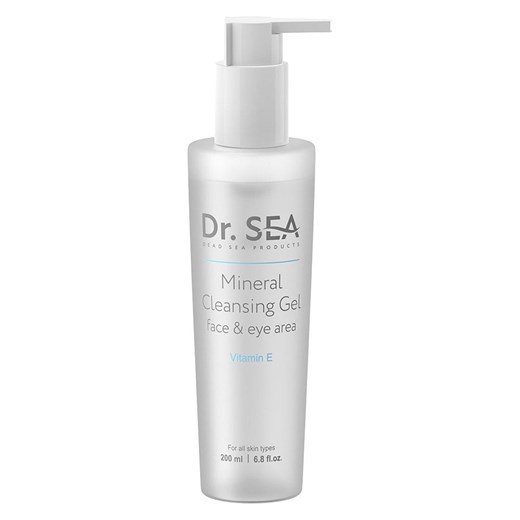 DR. SEA Mineralny żel oczyszczającey do twarzy &quot;Face &amp; Eye Area - Vitamin E&quot; - 200 ml ze sklepu Limango Polska w kategorii Uroda - zdjęcie 180370052