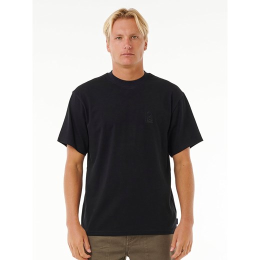 Rip Curl Koszulka w kolorze czarnym ze sklepu Limango Polska w kategorii T-shirty męskie - zdjęcie 180370203