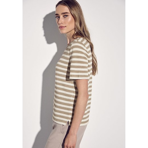 Bluzka damska Street One z okrągłym dekoltem w paski 