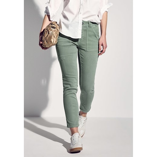 Street One Spodnie - Skinny fit - w kolorze khaki Street One W28/L28 okazja Limango Polska