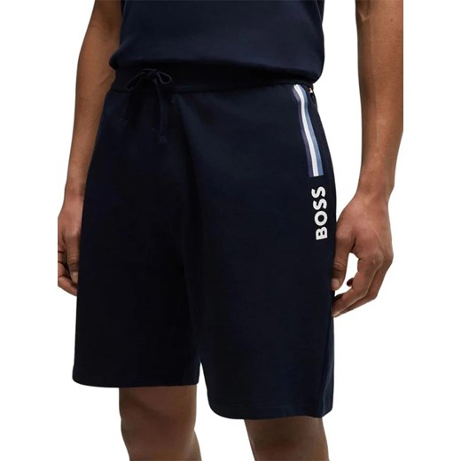 Hugo Boss Szorty dresowe w kolorze granatowym ze sklepu Limango Polska w kategorii Spodenki męskie - zdjęcie 180372811