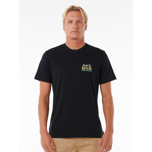 Rip Curl Koszulka w kolorze czarnym ze sklepu Limango Polska w kategorii T-shirty męskie - zdjęcie 180373321