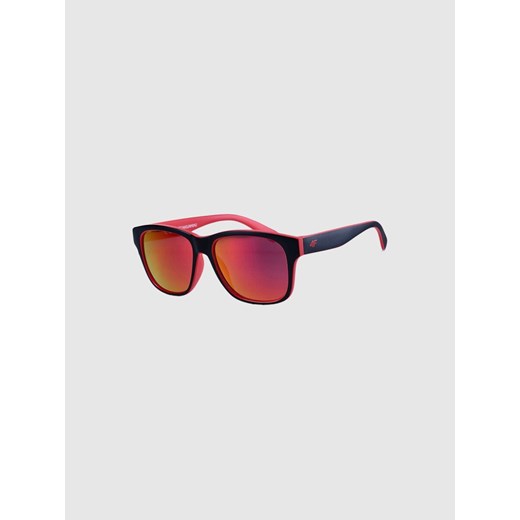 Dziecięce okulary przeciwsłoneczne z powłoką lustrzaną 4F 4FJWSS25ASUNU066 - multikolor ze sklepu Sportstylestory.com w kategorii Okulary przeciwsłoneczne damskie - zdjęcie 180375254