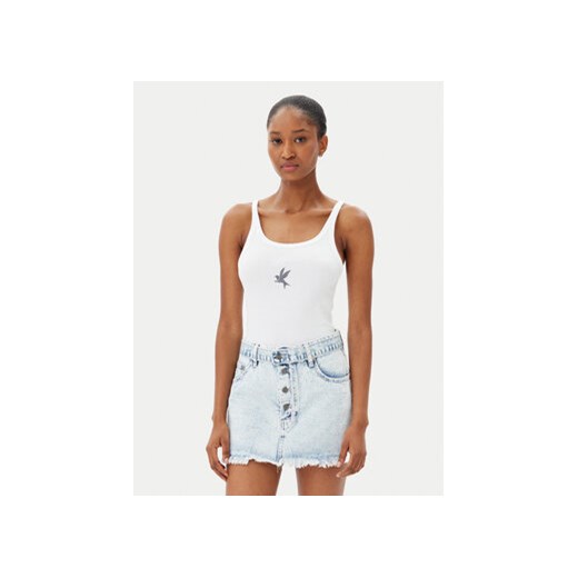 One Teaspoon Top Fine 26605 Biały Slim Fit ze sklepu MODIVO w kategorii Bluzki damskie - zdjęcie 180376313
