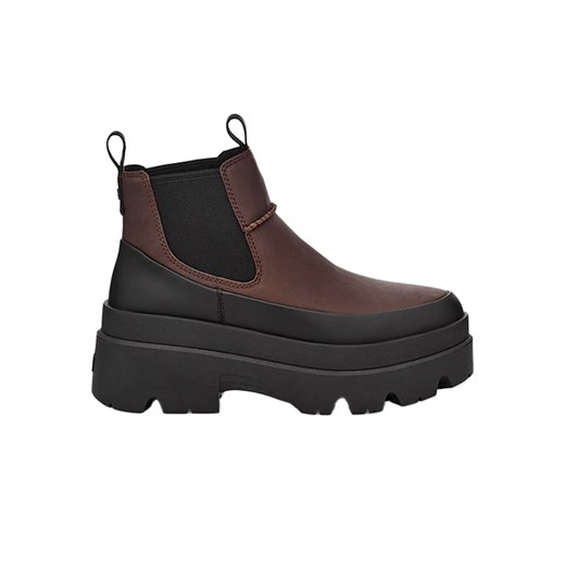 UGG Skórzane sztyblety &quot;Brisbane&quot; w kolorze brązowym ze sklepu Limango Polska w kategorii Botki - zdjęcie 180376822