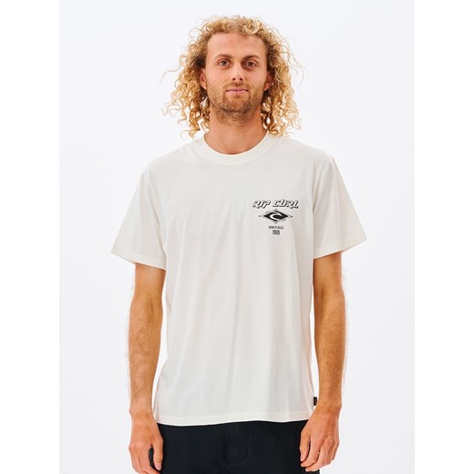 Rip Curl Koszulka w kolorze kremowym ze sklepu Limango Polska w kategorii T-shirty męskie - zdjęcie 180377382