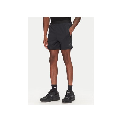 adidas Szorty sportowe Airchill JI8193 Czarny Slim Fit ze sklepu MODIVO w kategorii Spodenki męskie - zdjęcie 180378682