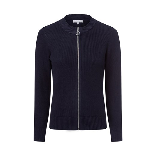 Marie Lund Kardigan damski Kobiety dzianina grubo tkana granatowy jednolity Marie Lund L wyprzedaż vangraaf