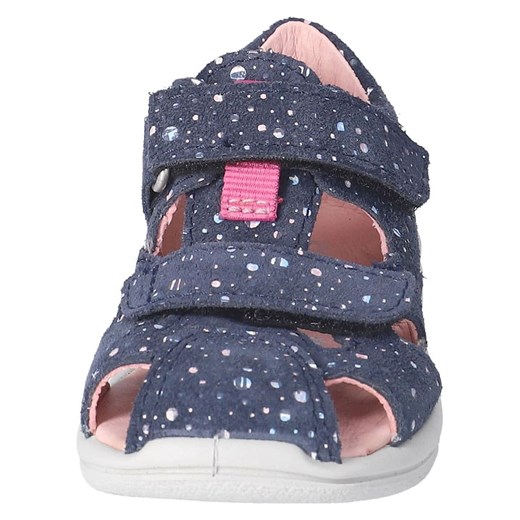 Sandały dziecięce granatowe Pepino skórzane na rzepy 