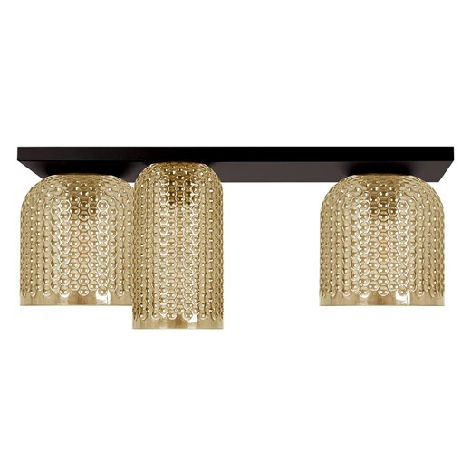 Lampa beżowa ze szklanymi kloszami Z3-B86 ze sklepu Edinos.pl w kategorii Lampy sufitowe - zdjęcie 180383371