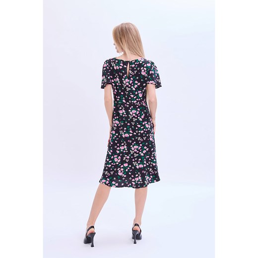 Marks &amp; Spencer Sukienka w kolorze czarno-jasnoróżowym Marks & Spencer 36 okazja Limango Polska