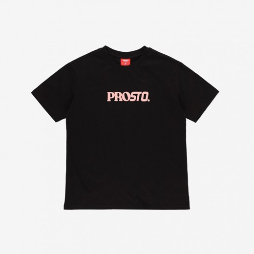 Damski t-shirt z nadrukiem Prosto Cherries - czarny ze sklepu Sportstylestory.com w kategorii Bluzki damskie - zdjęcie 180389303