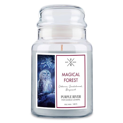 Purple River Świeca zapachowa &quot;Magical Forest&quot; - 623 g ze sklepu Limango Polska w kategorii Świece i dyfuzory - zdjęcie 180390004