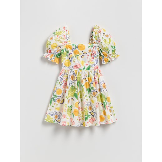 Reserved - Sukienka z autorskim wzorem - wielobarwny Reserved L Reserved