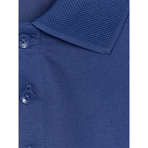 Męska koszulka polo 4F 4FRSS25TPTSM633 - granatowa ze sklepu Sportstylestory.com w kategorii T-shirty męskie - zdjęcie 180392424
