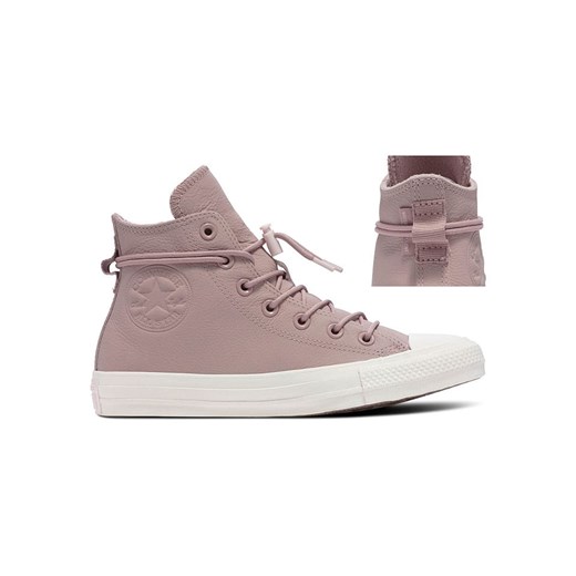 Converse Skórzane sneakersy &quot;Ctas Watherized&quot; w kolorze jasnoróżowym ze sklepu Limango Polska w kategorii Trampki damskie - zdjęcie 180393782