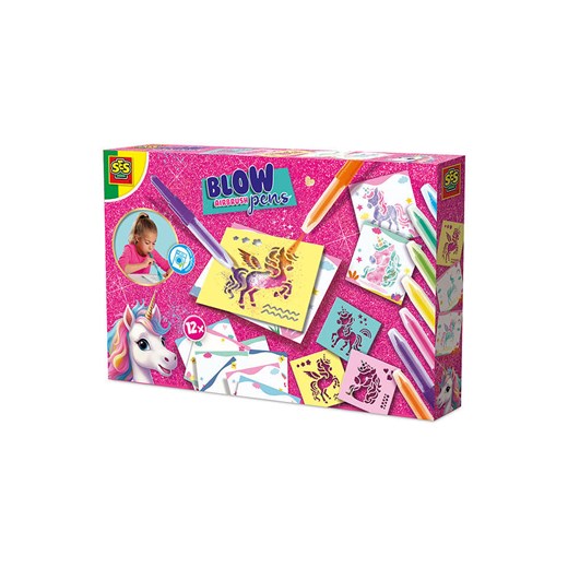 SES Zestaw pisaków Airbrush &quot;Unicorn&quot; - 5+ ze sklepu Limango Polska w kategorii Zabawki - zdjęcie 180394320