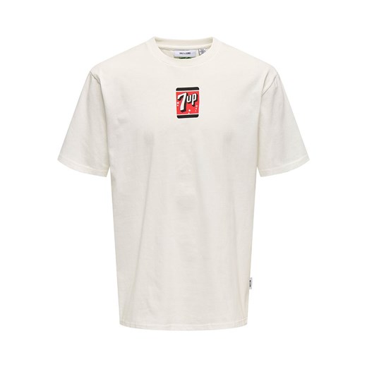 ONLY &amp; SONS Koszulka w kolorze białym ze sklepu Limango Polska w kategorii T-shirty męskie - zdjęcie 180394774