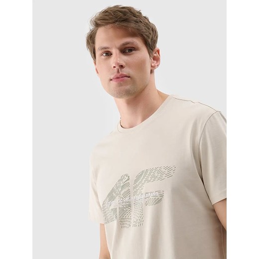 T-shirt męski 4F z krótkim rękawem młodzieżowy wiosenny